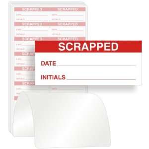  SCRAPPED Tyvek® Labels, 1.5 x 0.625
