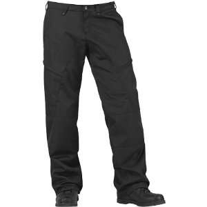   Mens Textile Street Motorcycle Pants   Black / Size 34 Automotive