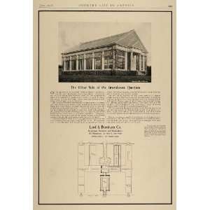   Glass Greenhouse Palm House Plan   Original Print Ad: Home & Kitchen