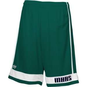   Custom Basketball Shorts DARK GREEN/WHITE (SHORT ONLY) AS Sports