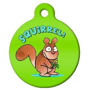  Dog Tag Art Custom Pet ID Tag for Dogs   Squirrel   Small 