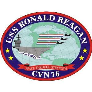   Navy Ship USS Ronald Reagan CVN 76 Decal Sticker 5.5 