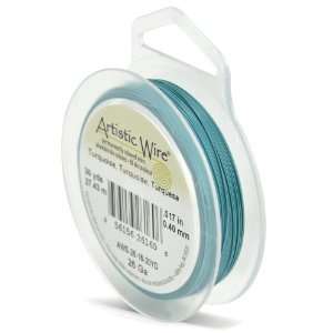  Artistic Wire 26 Gauge Turquoise Wire, 30 Yards Arts 