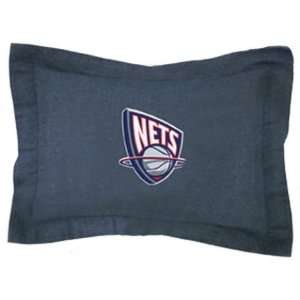  New Jersey Nets Standard Size Pillow Sham: Sports 