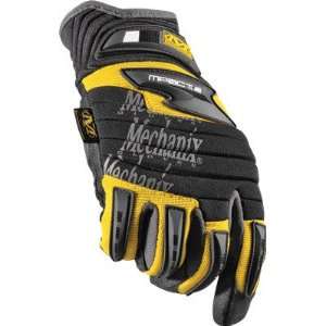  Mechanix Wear M Pact Gloves   Medium/Yellow Automotive