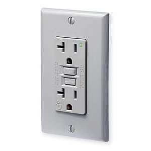  Leviton 7899 E 20A Decora Plus Receptacle with Wall Plate 