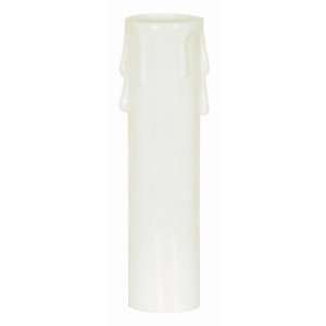  Satco 3 MED BASE WHITE DRIP CARDBOARD CANDLE COVER model 
