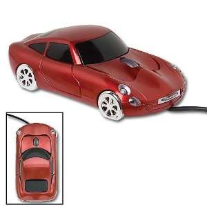  Computer Scroll USB Mouse Racing Car w/ LED Lights: Sports 