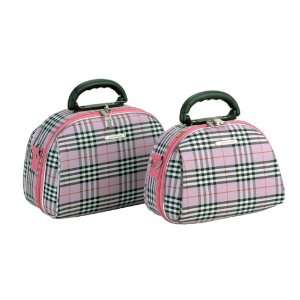  Pink Cross Make up Case Set by Fox Luggage: Home & Kitchen