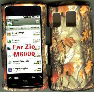 Case Cover Sanyo Zio by Kyocera M6000 Hard Phone Snap on Case Camo 