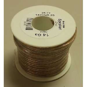  14AWG Clear Speaker Wire 25 Roll: Car Electronics