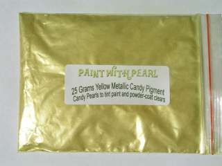 Yellow Metallic candy paint powder coat custom HOK PPG  