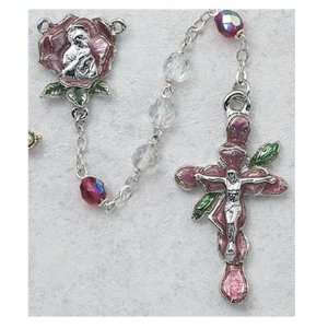  Aurora Rose Petal Rosary