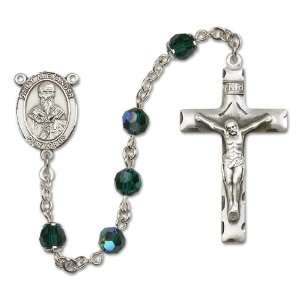  St. Alexander Sauli Emerald Rosary Jewelry
