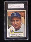 1952 Topps 49 Johnny Sain BB Correct Bio Yankees PSA 6  