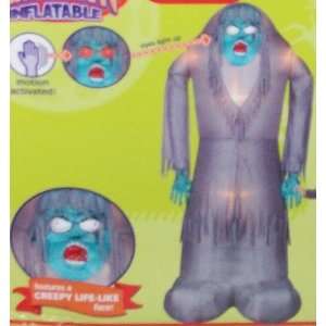 8ft Gemmy Airblown Inflatable Halloween Realistic Zombie:  