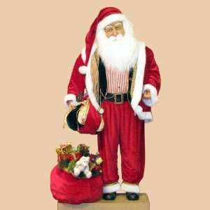  Kent Faces of Christmas Santa Claus Life Size Statue: Home & Kitchen