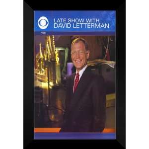  Late Show with David Letterman 27x40 FRAMED TV Poster 