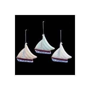  Club Pack of 12 Noble Gems Sailboat Christmas Ornaments 