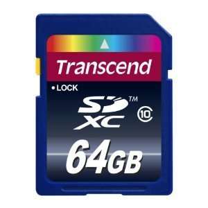  Transcend 64 GB SDXC Class10 High speed camera card 