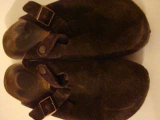   Mules Slides Shoes 42 Mens 9 9.5 Womens 11 11.5 Dark Brown  