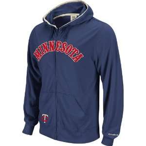 Minnesota Twins Reebok Vintage Full Zip Hooded Sweatshirt 