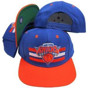 New York Knicks Blue/Orange Two Tone Snapback Adjustable Plastic Snap 