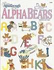 Alpha Bears 1991 Counted Cross Stitch Alphabet Judy Chr