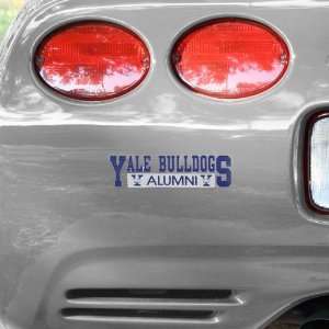  Yale Bulldogs Alumni Car Decal