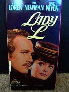 LADY L (1965) Paul Newman, Sophia Loren David Niven VHS  