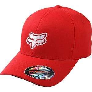  Fox Racing Legacy Flexfit Hat   Large/X Large/Red 