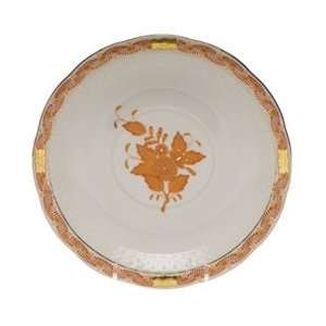  Herend Chinese Bouquet Rust Cream Soup Saucer: Kitchen 