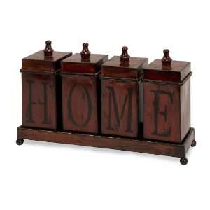 Home Decorative Boxes In Tray   Set of 5: Home & Kitchen
