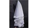   1T White Lace Edge Bridal ACC Wedding Cathedral Embroider Veil  