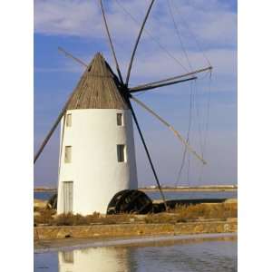 Old Windmill at Mar Menor, Near Cartagena, Murcia, Spain Photographic 