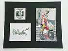 Limited Edition Valentino Rossi Signed Mount Display MOTO GP AUTOGRAPH 
