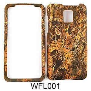  RUBBER COATED HARD CASE FOR LG G2X / OPTIMUS 2X FOREST 