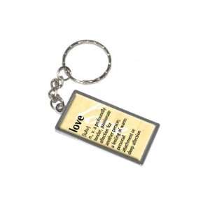 Love Definition   New Keychain Ring