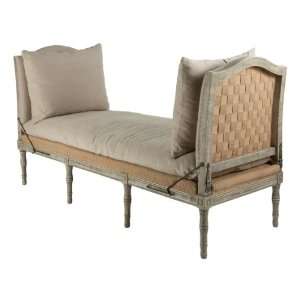  Giovanna French Country Rustic Linen Day Bed