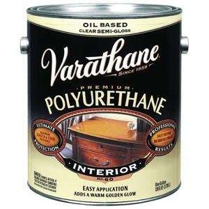   242176 Varathane 1 Gallon Oil Based Satin Polyurethane (2 Pack), Clear