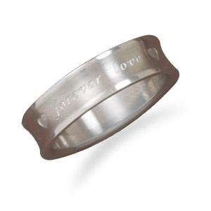  Stainless Steel forever love Ring, 6 Jewelry