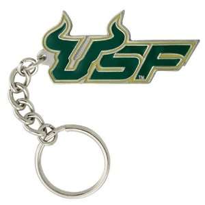  South Florida Bulls Pewter Primary Logo Keychain Sports 