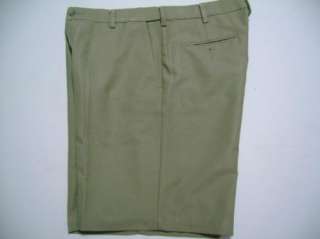 MENS DOCKERS Polyester RELAXED FIT Khaki WALKING GOLF SHORTS 34  