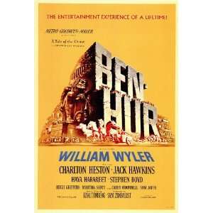  Ben Hur (1959) 27 x 40 Movie Poster Style A: Home 