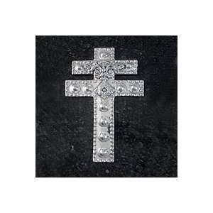  NOVICA Aluminum cross, The Patriarchs Cross