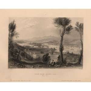  Bartlett 1839 Engraving of a View from Mount Ida (near 