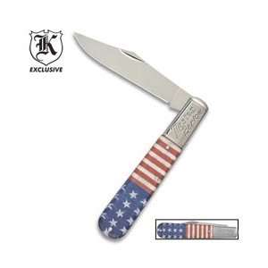  Master Barlow American Flag Folding Knife Sports 