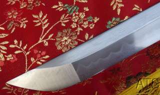   Folded Steel Japanese Fish Katana Sword Full Tang Razor Sharp  