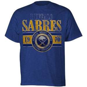  CCM Buffalo Sabres Roundhouse Kick Heathered T Shirt 