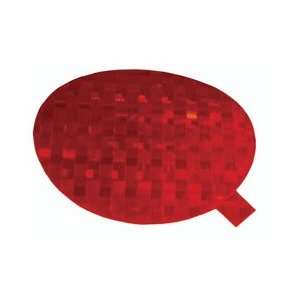    Grote 41142 3 Stick On 3 Red Round Tape Reflector Automotive